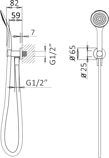 Душевая система  Cezares  CZR-B-KD-01 монтаж   