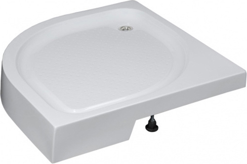 Душевой поддон средний Aquanet  180696 четверть круга   белый