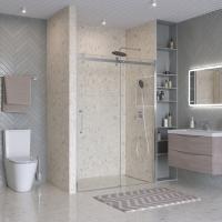 Душевая дверь BelBagno Marino MARINO-2-BF-1-140-C-CR 140 см стекла прозрачные, профиль хром
