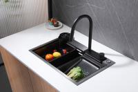 Кухонная мойка Abber Wasser Kreis AF2194B 68 см нержавеющая сталь