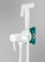 Гигиенический душ ALMAes Benito AL-859-06 встраиваемый в стену белый матовый