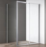 Душевой угол Cezares Variante VARIANTE-AH-1-130/140-90-C-Cr прямоугольная  стекла прозрачные, профиль хром