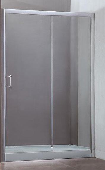 Душевая дверь Aquanet Alfa 168421 140 см стекла прозрачные, профиль хром