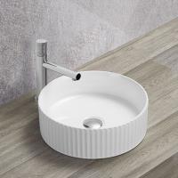 Раковина накладная круглая Vincea  VBS-501 фарфор цвет белый