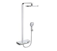 Душевая система со смесителем Bravat Cobble F6389423CP-A1-ENG монтаж настенная с термостатом хром