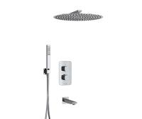 Душевая система со смесителем Wasserkraft  A178644 Thermo монтаж встраиваемая в стену с термостатом хром