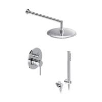 Душевая система со смесителем Damixa Scandinavian Pure 936520000 монтаж встраиваемая в стену без термостата хром