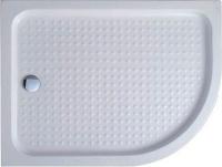 Душевой поддон низкий Cezares Tray TRAY-A-RH-120/100-550-15-W-L ассиметричный акрил 120x100 белый