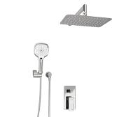 Душевая система со смесителем Wasserkraft  A16069 монтаж встраиваемая в стену без термостата хром