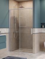 Душевая дверь BelBagno Soft Close-1 SOFT_CLOSE-1-BF-1-130-C-Cr 130 см стекла прозрачные, профиль хром