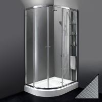 Душевой угол Cezares Anima ANIMA-W-RH-2-120/100-P-Cr-R ассиметричный 120x100 стекла матовые, профиль хром