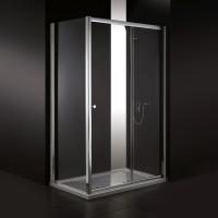 Душевой угол Cezares Anima ANIMA-W-AH-1-120/90-C-Cr прямоугольный 120x90 стекла прозрачные, профиль хром