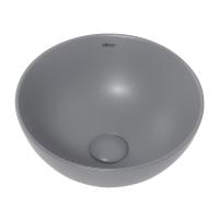 Раковина  круглая Abber Bequem AC2106MG фаянс цвет серый матовый