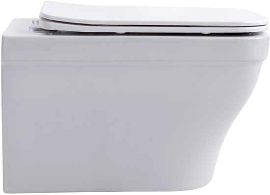 Унитаз подвесной Aquanet Elegant Elegant W каскадный керамика белый
