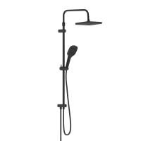 Душевая система без смесителя Damixa Merkur 940000300 монтаж настенная  черный матовый