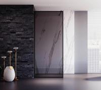 Душевая перегородка Veconi Korato KR81BT-80-05-C8 80 см, стекла тонированные, профиль черный матовый