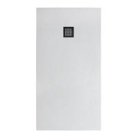 Душевой поддон низкий BelBagno Uno TRAY-MR-UNO-AH-170/80-35-W-NO прямоугольный литьевой мрамор 170x80 белый