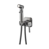 Гигиенический душ Lemark Solo LM7165GM встраиваемый в стену графит