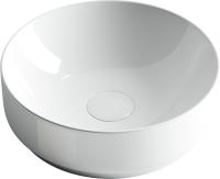 Раковина накладная круглая Ceramica Nova Element CN6005 фарфор цвет белый