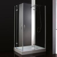 Душевой угол Cezares Bergamo BERGAMO-AH-2-100/90-C-Cr-R прямоугольная  стекла прозрачные, профиль хром