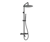 Душевая система со смесителем Wasserkraft  A288.160.217.BM Thermo монтаж настенная с термостатом черный