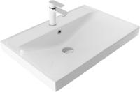 Раковина мебельная прямоугольная Aquanet Flash 00333267 керамика цвет белый