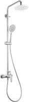Душевая система со смесителем Allen Brau Eclipse 5.E1006-00 монтаж настенная без термостата хром