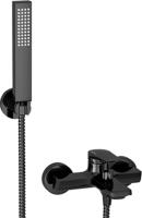 Смеситель для ванны или душа Wasserkraft Glan 6601 настенный 
без термостата черный глянцевый