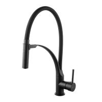 Смеситель для кухни Lemark Soul LM6007BL без подключения к фильтру черный