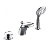 Смеситель для ванны Bravat Cobra F5140197CP-1-RUS на борт ванны 
без термостата хром