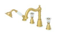 Смеситель для ванны или душа Boheme Camelia 391-Camelia на борт ванны 
без термостата бронза