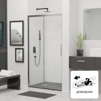 Душевая дверь RGW Leipzig LE-12 34121214-11 140 см стекла прозрачные, профиль хром