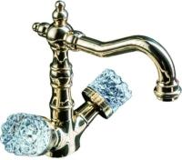 Смеситель для раковины Boheme Crystal 312-CRST бронза