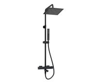 Душевая система со смесителем Wasserkraft  A299.255.218.BM Thermo монтаж настенная с термостатом черный