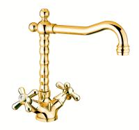 Смеситель для раковины Webert Armony AM700302010 золото