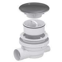 Сифон для душевых поддонов RGW Velplex QYD-01 39241101-01 пластик хром