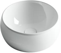 Раковина накладная круглая Ceramica Nova Element CN6001 фарфор цвет белый