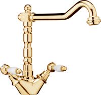 Смеситель для кухни Webert Dorian DO780102010 без подключения к фильтру золото