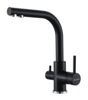 Смеситель для кухни Paulmark Essen Es213011-401TB с подключением к фильтру антрацит