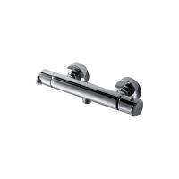 Смеситель для душа Bravat Waterfall F939114C-01A-RUS настенный 
с термостатом хром