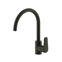 Смеситель для кухни Bravat Rhein F7429564BW-ENG без подключения к фильтру черный