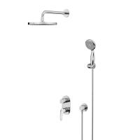 Душевая система со смесителем Lemark Linara LM0429C монтаж встраиваемая в стену без термостата хром