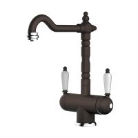 Смеситель для кухни Omoikiri Amagasaki 4994070 с подключением к фильтру темный шоколад