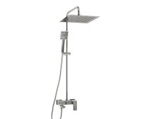 Душевая система со смесителем Wasserkraft  A177.118.141.010.CH монтаж настенная без термостата хром