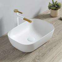 Раковина накладная прямоугольная Vincea  VBS-101 фарфор цвет белый