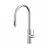 Смеситель для кухни Paulmark Senso Se215180-BS без подключения к фильтру брашированная сталь