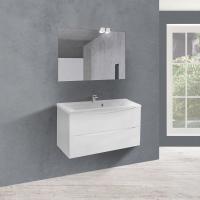 Тумба  подвесная Vincea Mia VMC-2MA900GW 90 см  2 ящика цвет G.White 