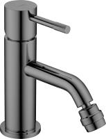 Смеситель для биде Boheme Uno 466-SGM латунь Shine Gun Metall