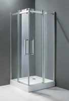 Душевой угол Cezares Stylus M STYLUS-O-M-A-2-90-C-Cr квадратный 90x90 стекла прозрачные, профиль хром