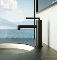 Смеситель для раковины BelBagno Acqua ACQUA-LVM-NERO черный матовый